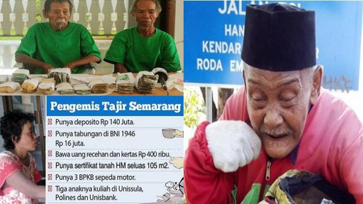 Inilah 5 Pengemis Kaya yang Pura-pura Tak Berdaya, Bahkan Ada yang Punya Uang Rp 140 Juta