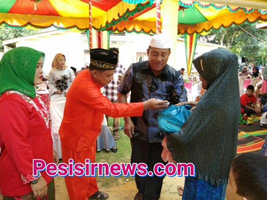 Kepala Desa Panca Mukti Gelar Syukuran Sekaligus Manyantuni Anak Yatim dan Orang Tua Jompo