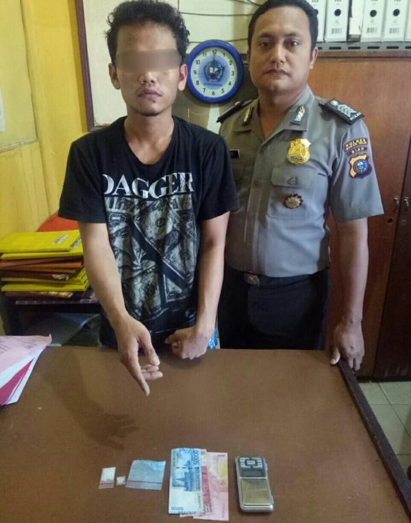 Miliki Narkoba Warga Asal Asahan Sumatera Utara Ini Diciduk Polsek Bagan Sinembah 