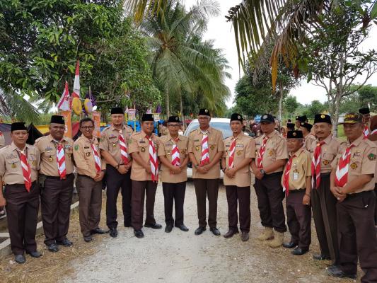 PJ Bupati Buka Perkemahan Prestasi Terpadu Kwarcab 04.02 Inhil