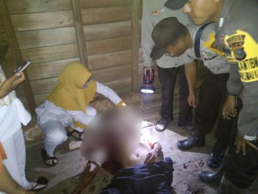Pedagang Sepatu di Rohil Ditemukan  Tewas Bersimbah Darah