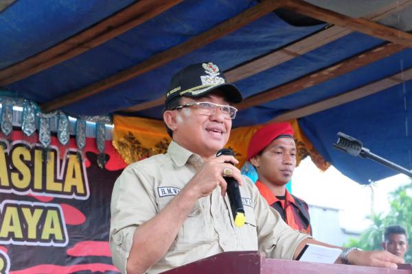 Pelantikan Ranting PP Se - Kecamatan Gaung. Bupati Inhil: Melihat Loreng, Ingat Lima Tahun Jadi Pengurus