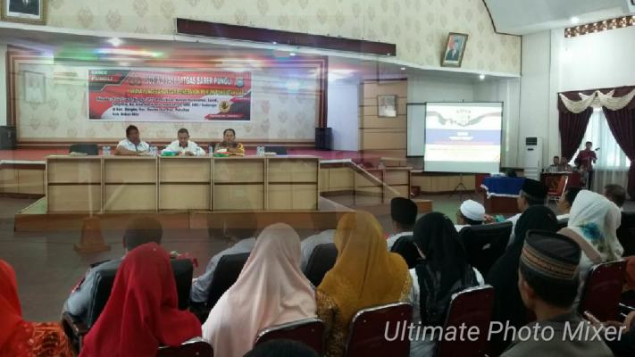 Polres Rokan Hilir Taja Sosialisasi Saber Pungli di Bagan Siapiapi, Ini kata Kompol Wawan