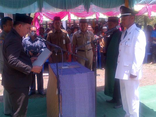 Camat Rupat, Lantik Kades Pancur Jaya
