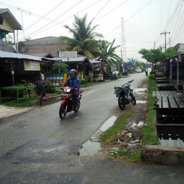 Jalan Bintan Target Over Lay Ketua DPRD Dumai