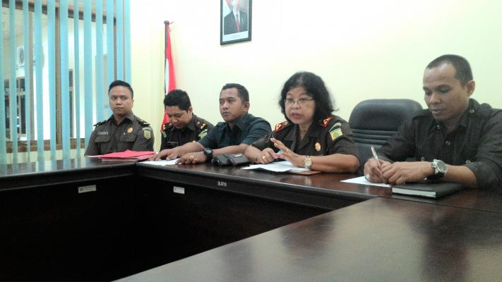 Kejari Dumai Konpers Dugaan Korupsi Pembangunan Jalan Teluk Pauh