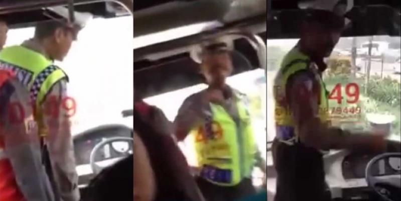 Mau Tahu Kronologis Polisi Tilang Sopir Busway
