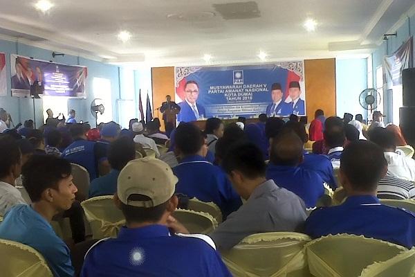 Musda PAN Dumai Ke-V Tahun 2016 Resmi Dibuka