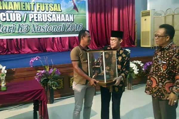 Sempena K3, Wako Dumai Buka Turnamen Futsal se Riau  