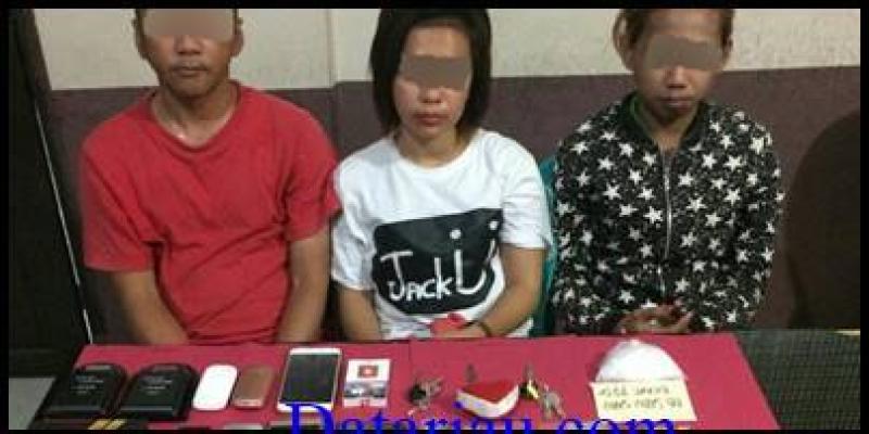 2 Pria dan 1 Wanita di Inhil Diringkus Polisi Karena Miliki Narkoba