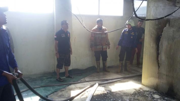 Baru Saja, Pasar Ramayana Bangkinang Terbakar