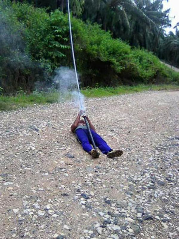 Egrek Sawit Nyangkut di Kabel Listrik, Pelajar SMKN 1 Lubuk Siak Meninggal Dunia Kesetrum