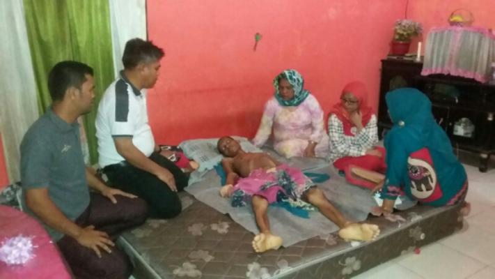Seorang Warga di Baganbatu Rohil Menderita Tumor Otak, Perlu Bantuan