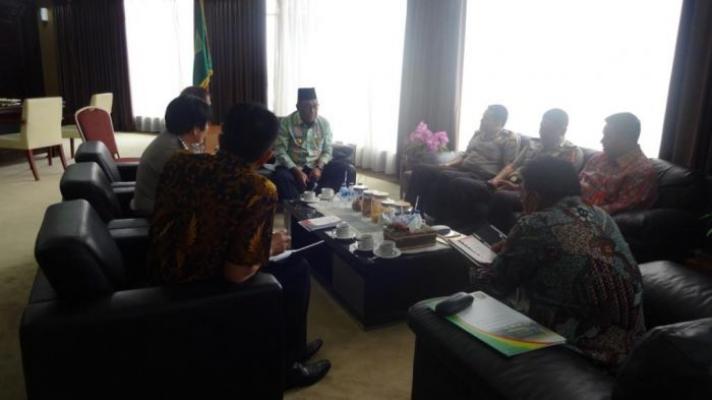 Bahas Keamanan Daerah, Plt Gubernur Riau Sambut Tim Mabes Polri