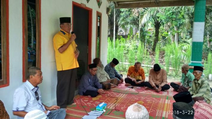 Ini Aspirasi Masyarakat Desa Harapan Jaya kepada HM Wardan dan H Syamsudin Uti.