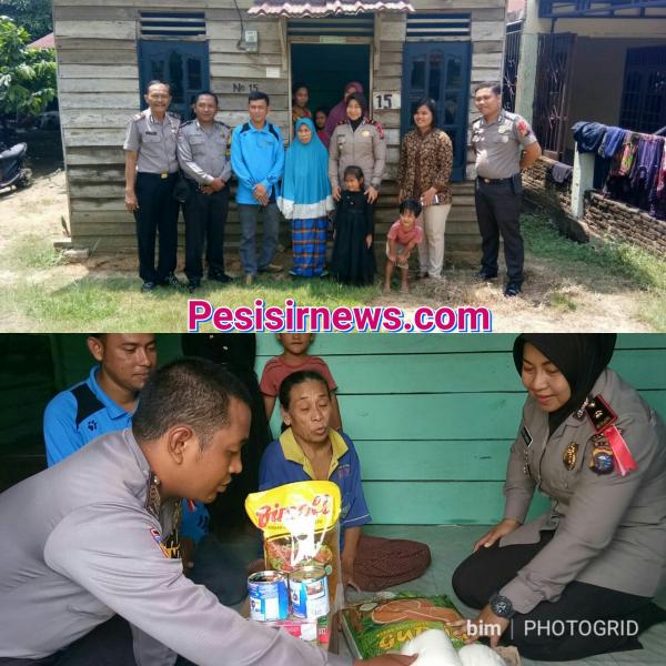 Jumat Barokah, Kapolsek Bagan Sinembah sambangi warga kurang beruntung di Bagan Batu 