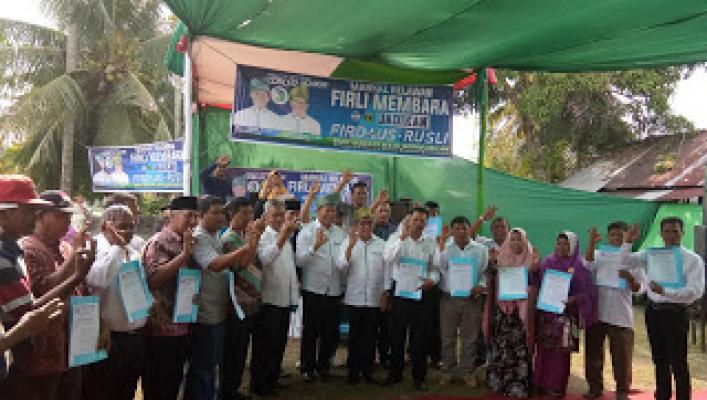 Ketua LAMR Simpang Padang Ajak dukung Firdaus-Rusli 