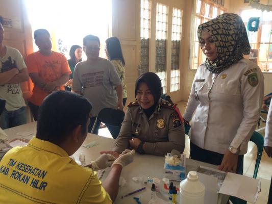 Kompak, 2 Srikandi Bagan Sinembah ini mendonorkan darah
