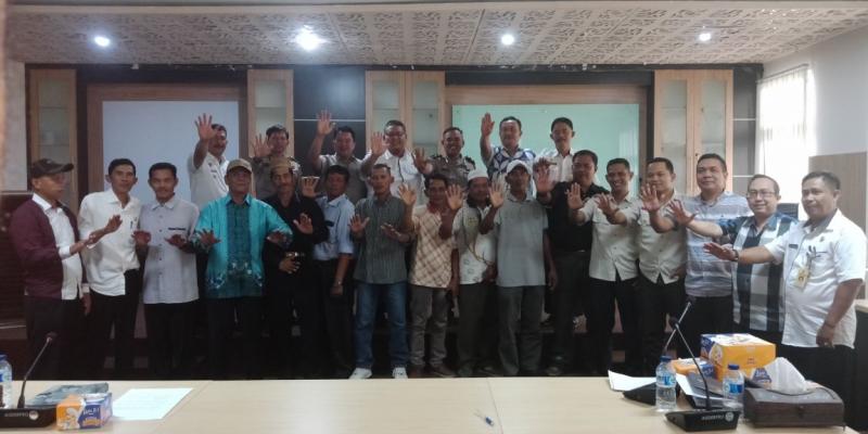 Pemkab Inhil Mediasi PT BPLP Dengan Kelompok Masyarakat Desa Seberang Sanglar