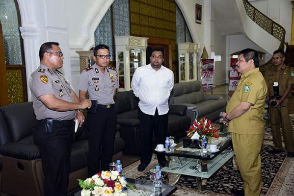 Wakapolres Bengkalis Silaturahmi Dengan Bupati Bengkalis