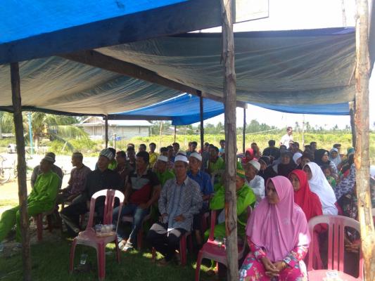 Warga Batang Sari mandah,Doakan HM Wardan-Su menang dalam pemilihan kepala Daerah tgl 27 juli 2018.
