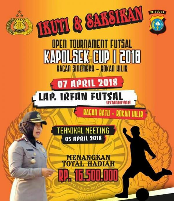 Wow...Futsal Kapolsek Cup I Bagan Sinembah Segera Digelar, persiapkan tim anda