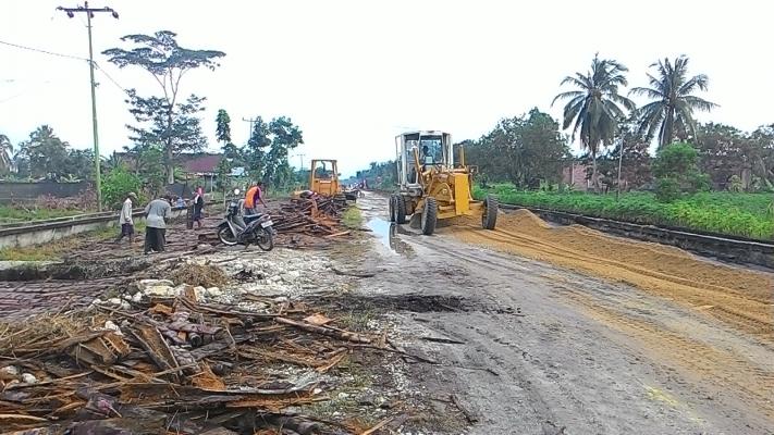 Berikut Ini Rincian Data Realisasi Pembangunan Jalan di Meranti