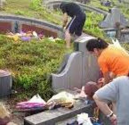 Hormati Para Leluhur, Etnis Tionghoa Selatpanjang Gelar Tradisi Ceng Beng