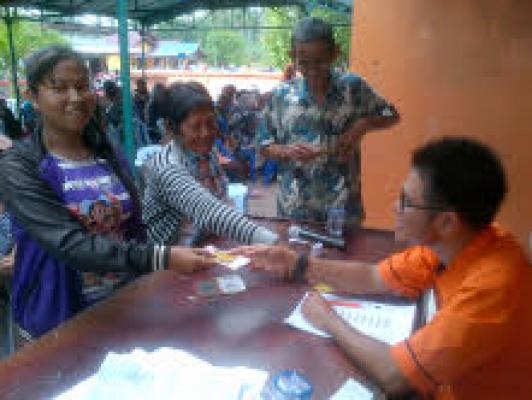 Pembagian PSKS di Kantor Pos Batupanjang Berjalan Lancar