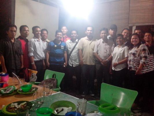 Pengurus SBSD Kota Medan, Temu Kangen Dengan Aktifis Buruh kota Medan