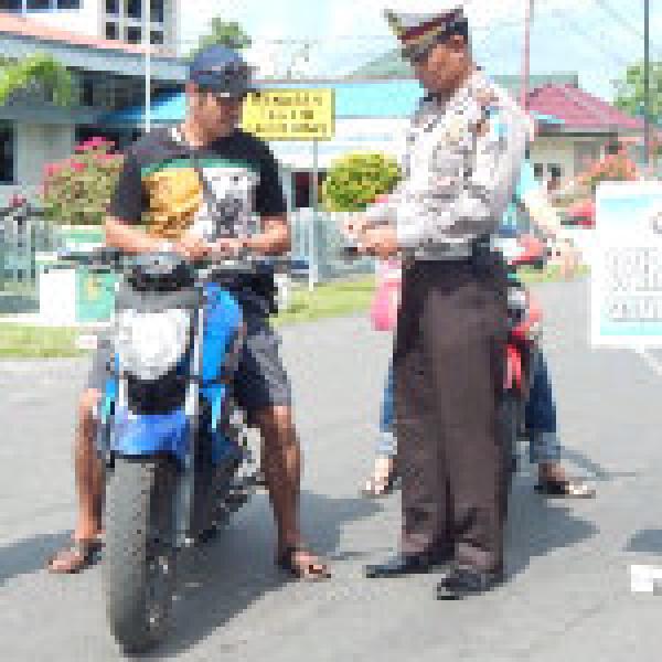 Puluhan Sepeda Motor Terjaring Operasi Simpatik