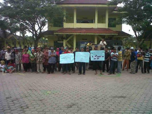 Rekomendasi Tak Dijalankan, Serikat Tani Sukadamai Demo Pemkab Serdang Bedagai