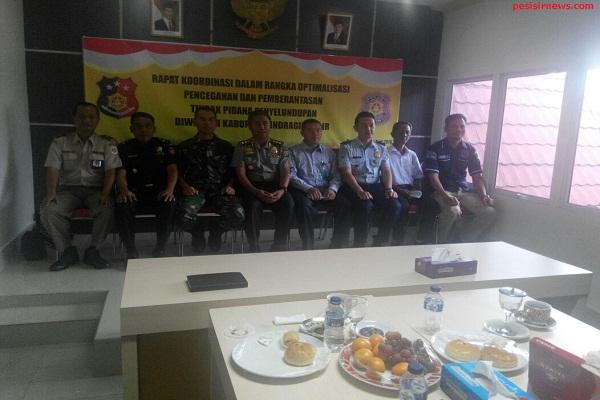 Cegah Tindak Pidana Penyeludupan, Polres Inhil Gelar Rapkor dengan Beberapa Instansi