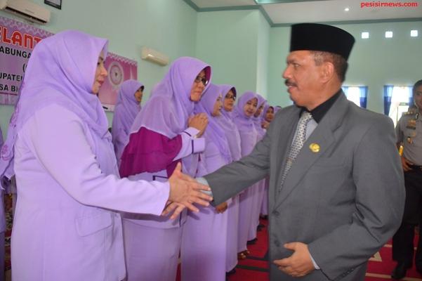 Sekda Kabupaten Inhil Lantik Pengurus GOW