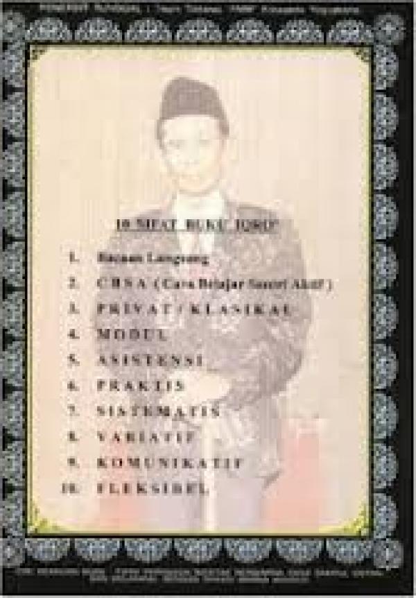 Tahukah Anda, Siapa Gambar Seorang Kakek di Balik Sampul Iqro, Ini Penjelasannya