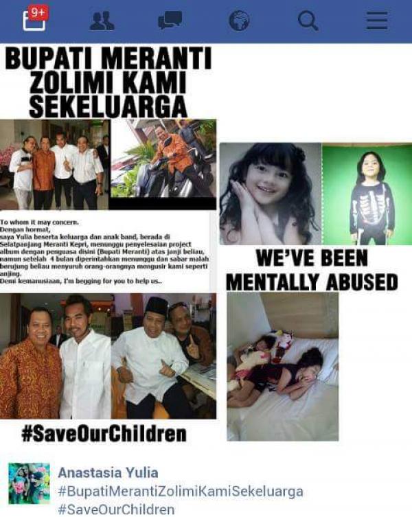 Tak Terima Bupatinya Disudutkan, Masyarakat Meranti Datangi Pasutri Asal Jakarta Agar Cabut Unggahan Satusnya di Medsos dan Segera Minta Maaf