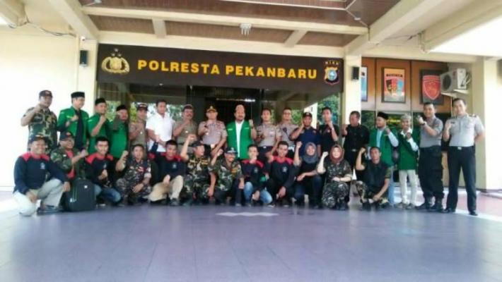 Banser NU Menolak Dengan Tegas  Berkembangnya HTI di Bumi Melayu Riau