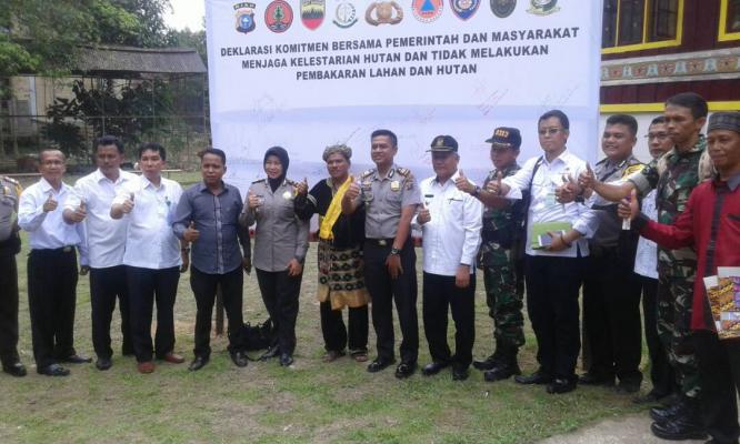Kegiatan FGD di Buluh Cina Siak Hulu Membicarakan Kelestarian Alam dan Cegah Karlahut