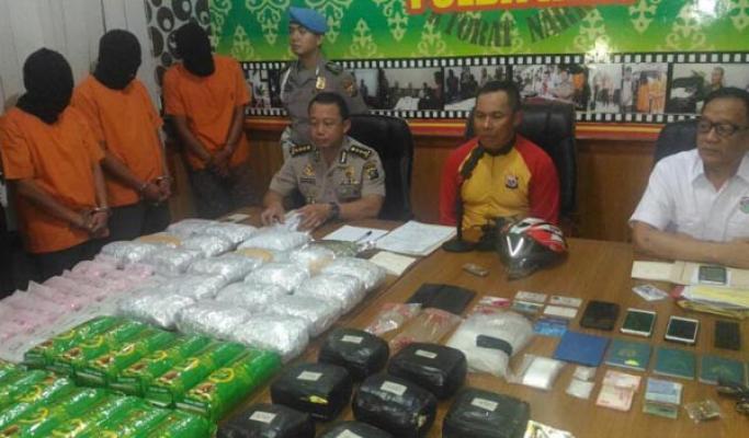 Warga Bengkalis yang Miliki 40 Kg Shabu dan 150 Butir Ekstasi Terancam Hukuman Mati