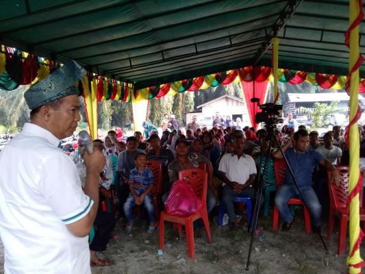 Diguyur Hujan Masyarakat Gurun Panjang Keukeh Nanti Kehadiran DR Firdaus