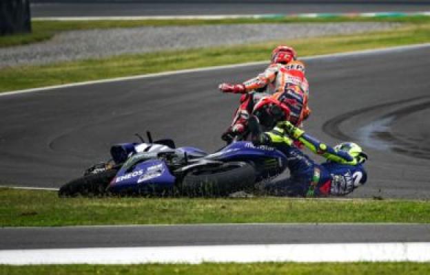 Hendak Minta Maaf, Marc Marquez Diusir Tim Valentino Rossi