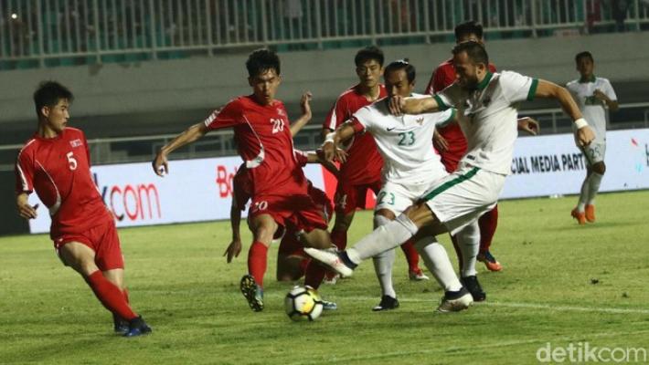 Indonesia Berimbang Tanpa Gol dengan Korea Utara