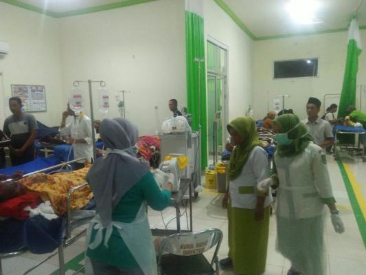Insiden Ledakan Tabung Gas, 10 Pegawai PT Rizki Maharani Dilarikan Ke IGD