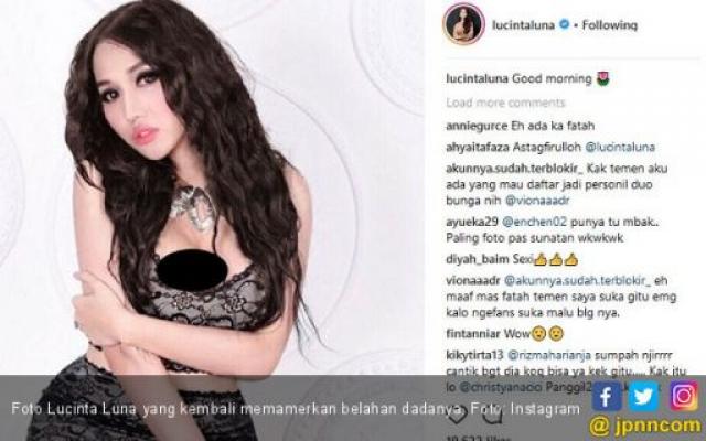 Pakai Baju Seksi, Lucinta Luna Panen Cibiran