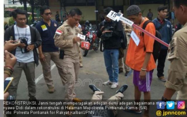 Pembunuhan Sadis, Pisau Menancap di Jantung Gara-Gara Utang