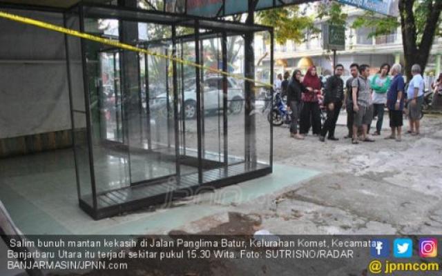 Salim Bunuh Mantan Kekasih di Tengah Keramaian, Sadis