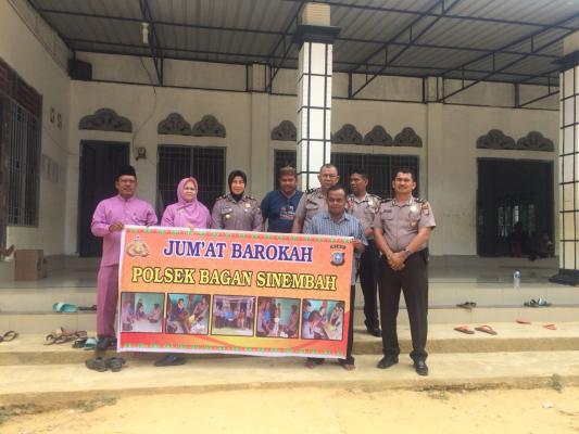 Sambang Warga Jumat Barokah, Kali Ini Kapolsek Bagan Sinembah ke Pondok Pesantren Salafi