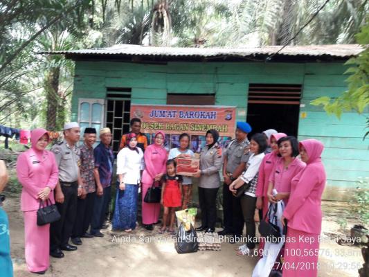 Sambang dan Safari Jumat Barokah Kapolsek Bagan ke Kecamatan Balai Jaya, Ini katanya..