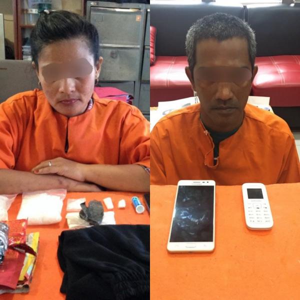 Wow,wanita berparas cantik ini dan seorang laki laki  di amankan,  penyebabnya memiliki ini.