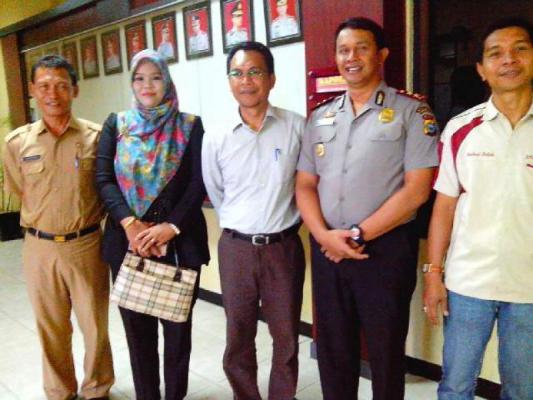 KPU Audiensi dengan Kapolres Bengkalis Bahas Pilkada 2015